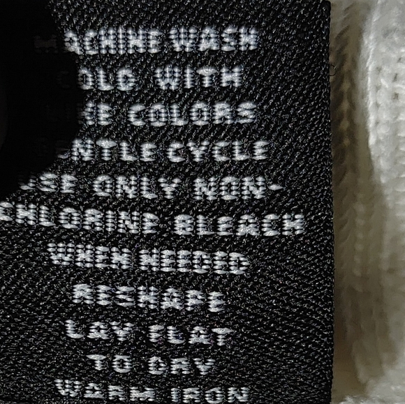 NEW DIRECTIONS WHITE OPEN FRONT CARDIGAN M - Picture 5 of 5